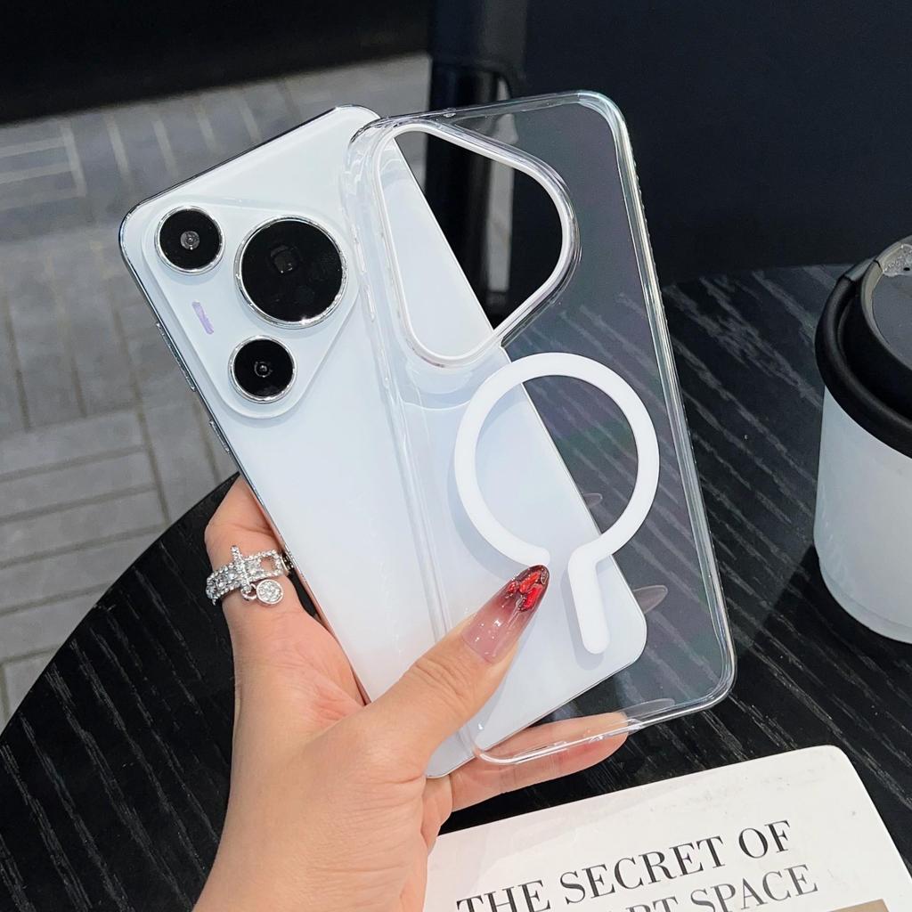 High Transparency P70A Phone Case: Unique Design, Drop-Proof, Magnetic Suction for P70PRO