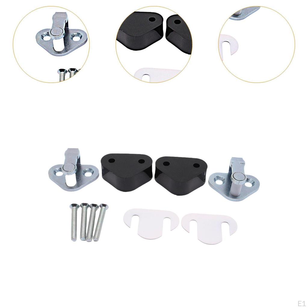 2Pcs Fqb500130 Door Strikers Catch and Spacer Sets Accessories Replacement with Bolt Easy To Install