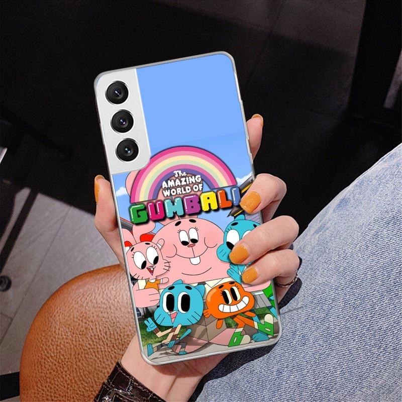 The Amazing World Gumball Phone Case For Samsung Galaxy S24 S25 Edge S26 Ultra S23 S22 S21 Plus S20 FE + Personalized Print Cove