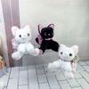 Plushies Doll Kitty Keyring Doll Soft Stuffed Doll Keychain Bow Cat Plush Keychain  Kid Girl Boy