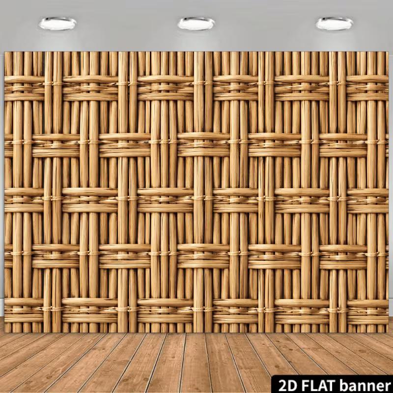 

2D Natural Rattan Texture Backdrop Studio Photoshoot Banner 47.2x31.5inch/120*80cm