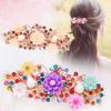 Korean Rhinestone Spring Hair Clip - Versatile Medium/Large Size for Women