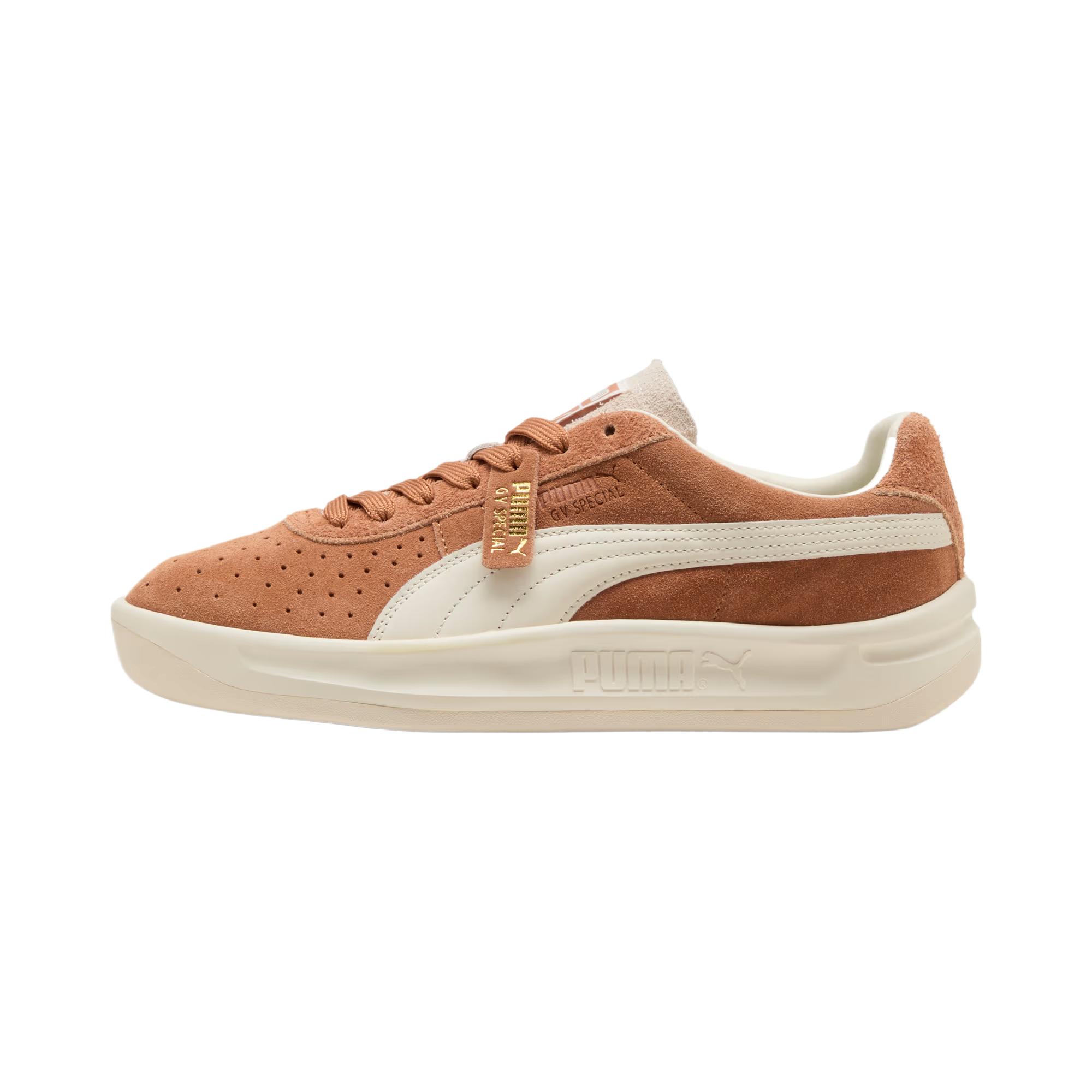 

PUMA Unisex GV Special Suede Retro Tennis Lifestyle Sneakers Frosted Ivory Brown 398508-07 EU 42