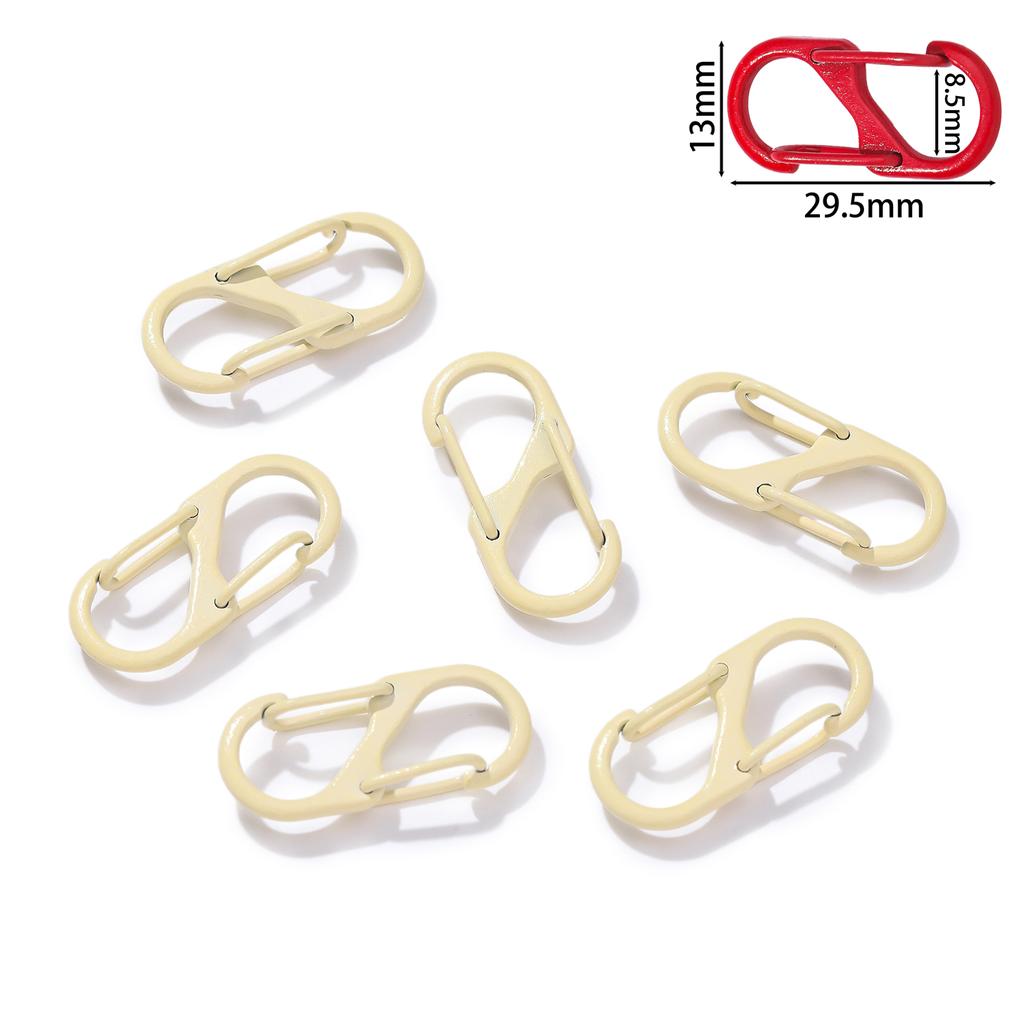 5Pcs/lot Colorful S Shape Spring Clasp End Clasps Hooks Chain Connectors For Bracelet Necklace DIY Jewelry Making Supplies