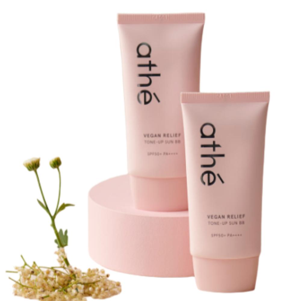 athe Vegan Relief Tone-Up Sun BB Double Set 50ml + 50ml SPF50+ PA++++