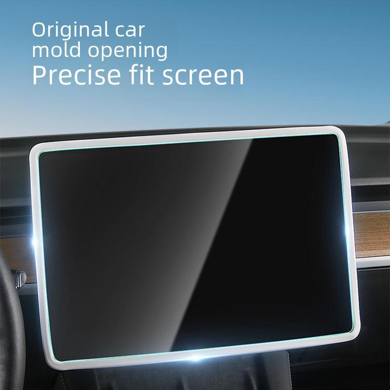 Tesla Model Y/3 Silicone Protective Screen Cover & Anti-Collision Interior Strip