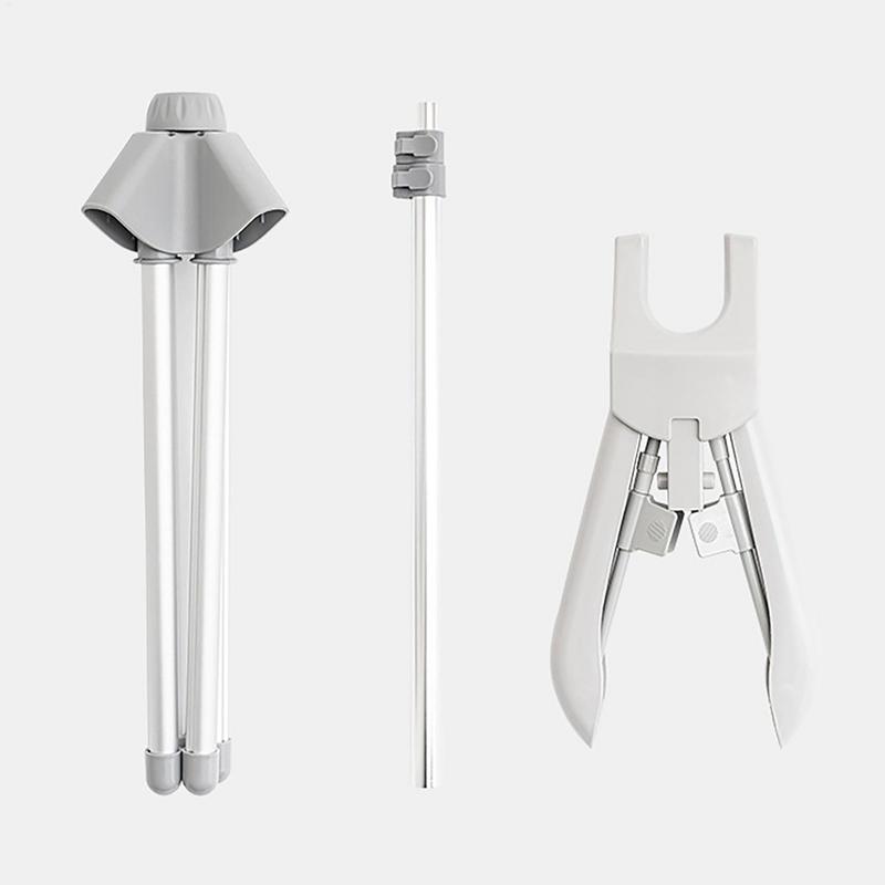 Handheld Garment Steamer Rack Portable Tripod Clothes Drying Hangers Adjustable Height Clothes Display Stand Steamer Bracket