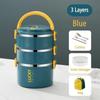 1/2/3/4-lagige tragbare Lunchbox Thermo-Isolierung Bento Thermosbehälter Bento-Tasche Speisenwärmer für Kinder Lebensmittelbehälter