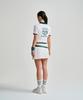 SERGIO TACCHINI W Mc Scratch Staff Pleated Skirt (White)