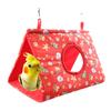 Bird Hanging Hammock for Cage Winter Warm Nest Tent House Hideout Parrot Snuggle Hut for Sleeping Playing & Rest