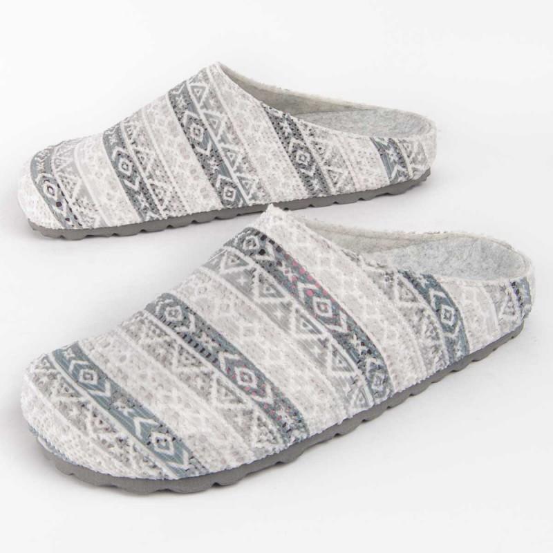 Zueco Confortable Para Mujer.  Montevita  Willz3  100617 40 gris