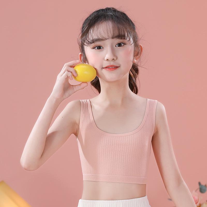 Anti-Protrusion Developmental Underwear: Girls' Tank Tops and Teen Bras for Students