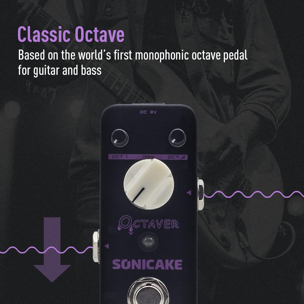 SONICAKE Octaver Guitar Effect Pedal