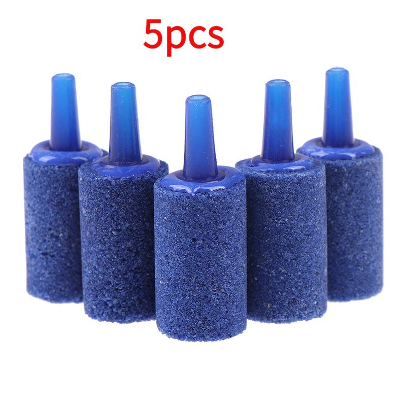 

Hot sale 5/10Pcs Aquarium Cylinder Shape Air Stone Mineral Bubbles Release Fish Tank Punp Airstone Aeration Aerator Accessories