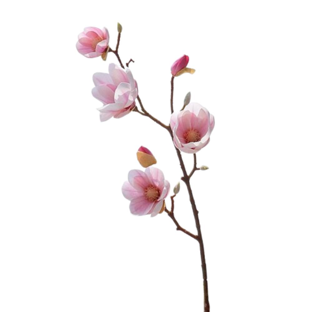 

Имитация цветочного искусства Большая магнолия Реалистичное прикосновение Искусственный цветок Свадебный декор для вечеринки розовый