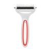 2 in 1 Pet Grooming Brush Washable Pet Dematting Comb Deshedding Tool Undercoat Rake for Cat Dog Removing Knots Tangles