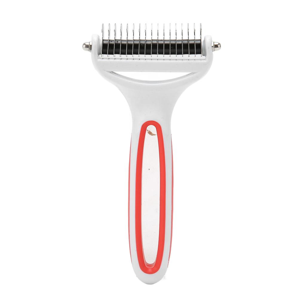 2 in 1 Pet Grooming Brush Washable Pet Dematting Comb Deshedding Tool Undercoat Rake for Cat Dog Removing Knots Tangles