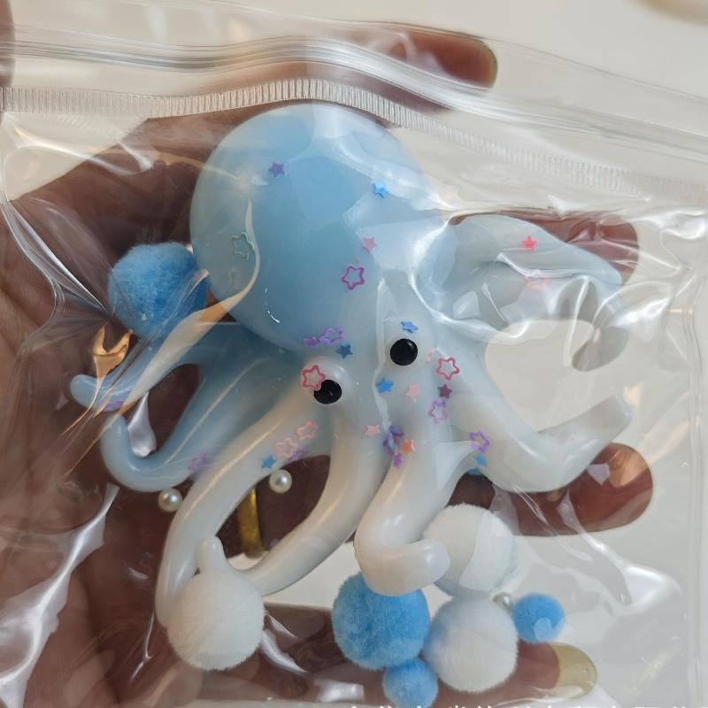 

1Pcs Simulation Octopus Stress Relief Slow Rebound Toys Ocean Octopus Squeeze Fidget Toy Stretchable Sensory Decompression Gift
