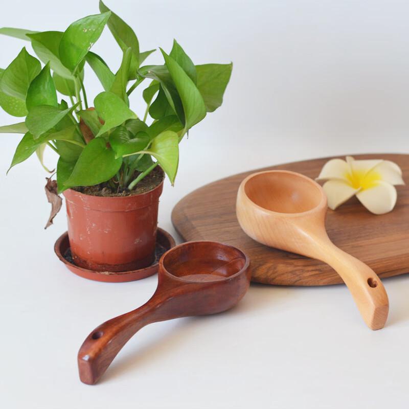 Japanese Style Wooden Rice & Porridge Serving Scoop