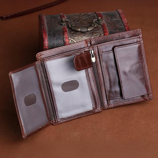 Men Short Faux Leather Wallet Large Capacity Bi-fold Wallet with Zipper Pocket Cash Coin Card Holder Folding Front Pocket Business Wallet