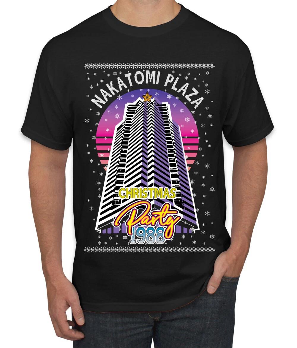 Retro Nakatomi Plaza 1988 Holiday Party Men T- Shirt L