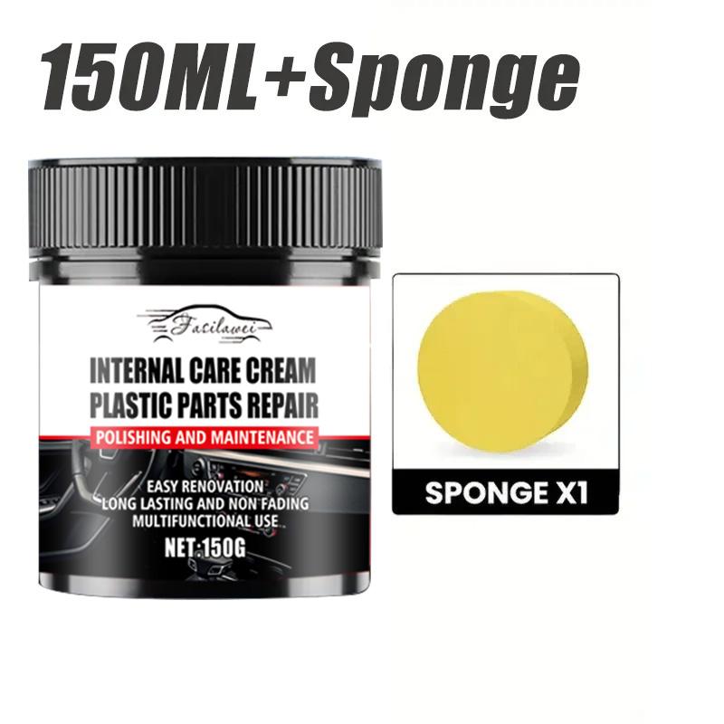 

Car Bumper Repair Paste - restores artificial leather with plastic, enhances black effect, car polishing with refurb coating