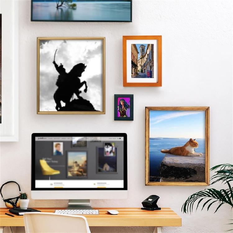 Elegant Wall Mounted Frame with Secret Compartment for Storing Valuables