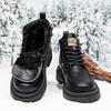Hot Sale Brown Men's Boots Man Platform Boots botas para hombre Comfort Outdoor Men Motorcycle Boots Casual Lace-Up Ankle Boots