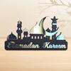Ramadan Calendar Tabletop Ornament Decorative Craft for Home Office Decor Multifunctional