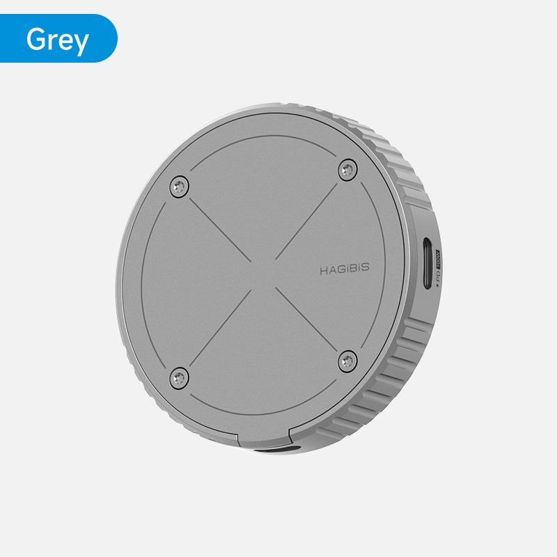 

Корпус Hagibis Magnetic M.2 2230 NVMe SSD Magsafe SSD Case USB C 3.2 Gen2 на NVMe PCI-E для iPhone 16 Pro Max ProRes MacBook серый