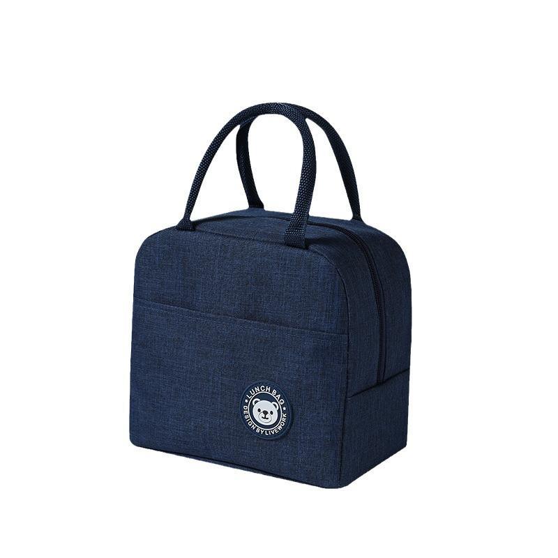 Large Capacity Insulated Lunch Bag with Thickened Aluminum Foil for Office or School