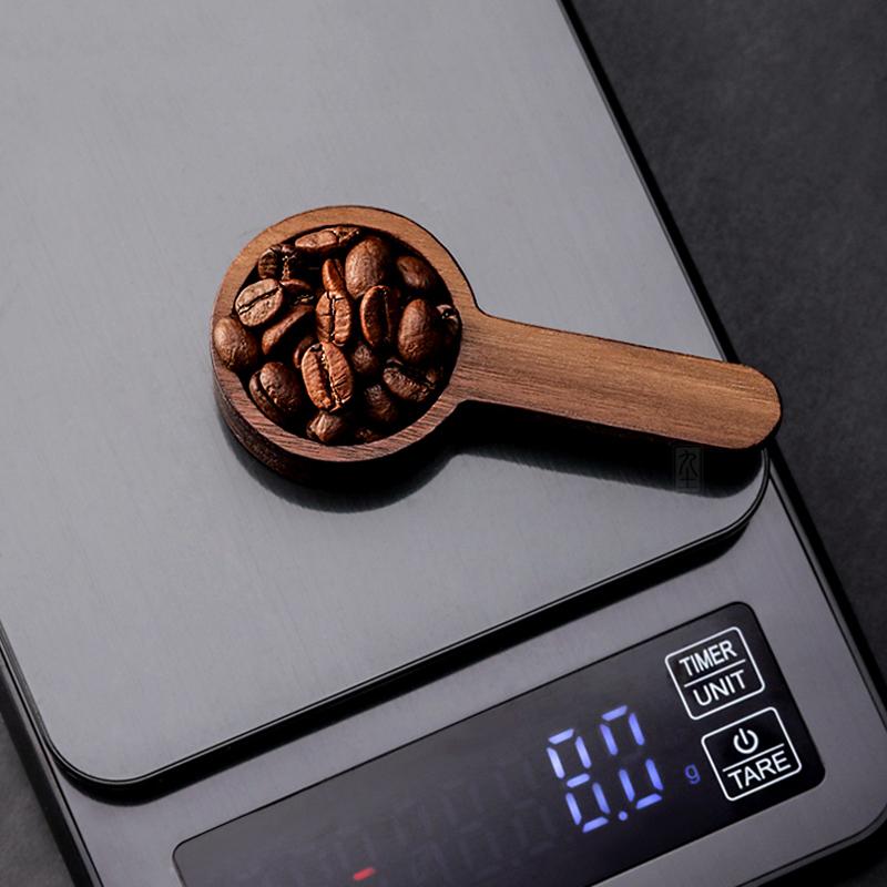 Cucchiaino da Caffè in Legno 8g 10g Cucchiaino Misurino Chicchi di Caffè Paletta in Legno per Tè Caffè Cucchiaino Misurino Zucchero Spezie Strumenti per Caffè Accessori