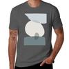 Mid Century Minimalist Tshirt Simple Solid Color Crew Neck Tee