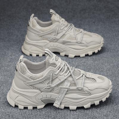Platform Dad Shoes Men's Spring New Versatile Spring and Autumn Sports Men's Shoes Lightweight Shoes Ins