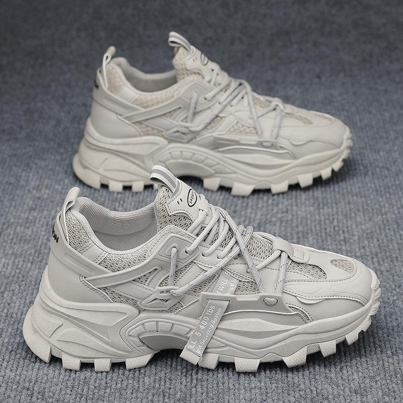 Platform dad shoes men's spring new versatile spring and autumn sports men's shoes lightweight shoes ins