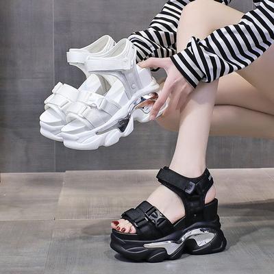 Fairy Sandals Sommer Neue Plateau-Sandalen Erhöhte Stilvolle und Leichte All-Matching Casual Sports
