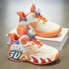 Children's Shoes Basketball Shoes 2025 New Button Sports Shoes Spring and Summer Mesh Boys and Girls Running Shoes Medium and Large Children