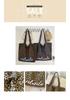 Korean Trendy Pink Leopard Print One-Shoulder Canvas Bag - Large Capacity, Versatile Women's Fashion Accessory for Commuting