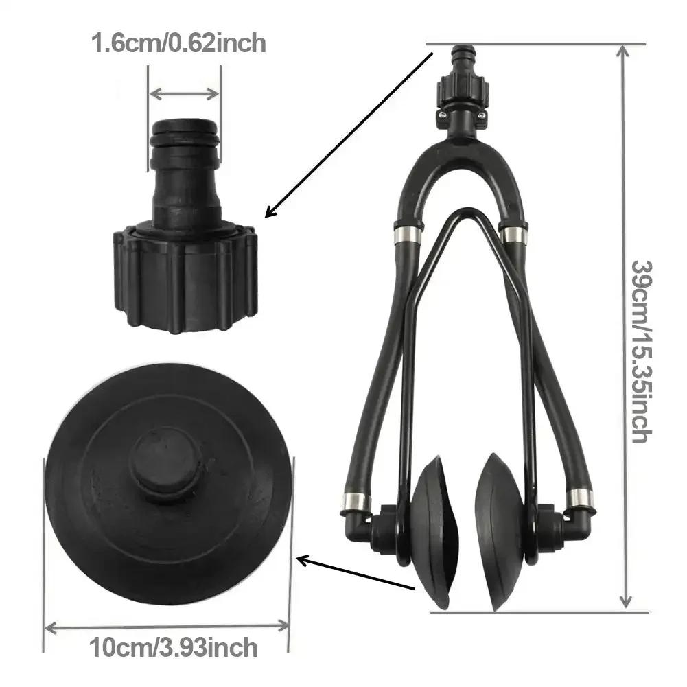 Clătit orizontal universal pentru motor exterior pentru bărci Clătiți nisipul sarea Clătit motor pentru bărci marine Manșoane mari dreptunghiulare pentru urechi