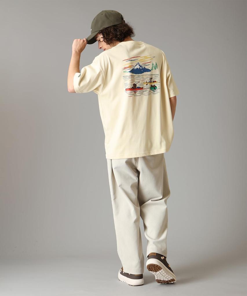 Lake To Avenue Graphic Short Sleeve PG2040 Glove Yellow River Size L [Columbia] T-Shirt