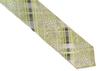 [SIMON CARTER] Simon Carter Paisley Check Silk Tie (Yellow-Green)