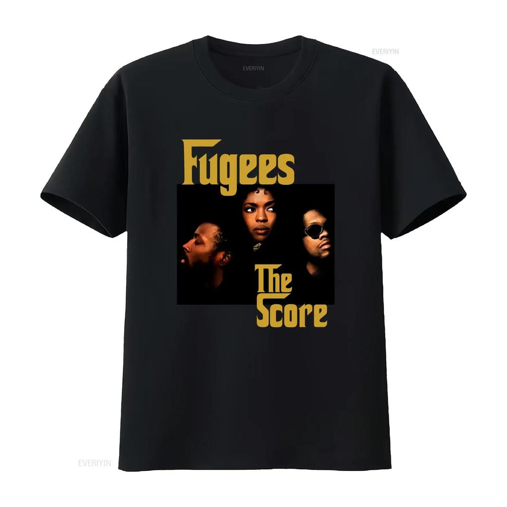 Fugees The Score Lauryn Hill T Shirt for Men and Women Vintage Washed Comfortable Unisex Slightly Stylish Stretched Versatile