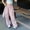 Girls Soft Mosquito Proof Cargo Pants Kids Summer Outdoor Casual Wear Pocket