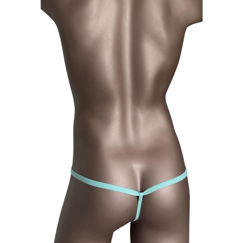 Low Rise G-String Men Sexy Ice Silk Underwear Bulge Pouch Panties Man T-Back Thongs Breathable Underpants Soft Erotic Lingerie