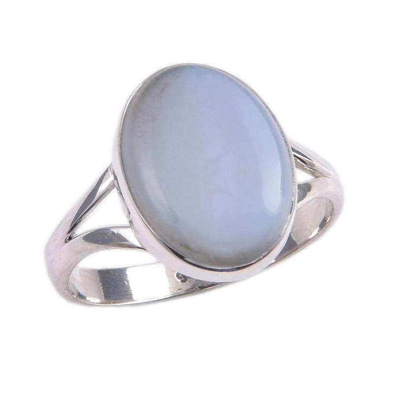 Natural Owyhee Opal Gemstone 925 Solid Sterling Silver Jewelry Ring S.9.5 z6d66