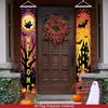 Halloween Couplet Banner Designs Color Bats 1 Pair Polyester Indoor Outdoor Decor