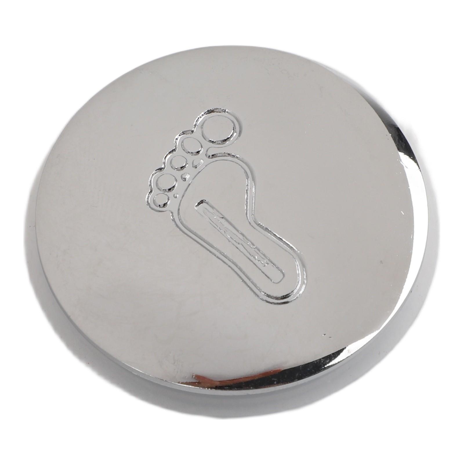 New 38mm Replacement Sink/Basin Waste-Plug Cap Easy Pop-Up Click Clack-Chrome