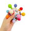 Montessori Baby Toys 0 12 Months Rotating Rattle Silicone Teething Toys Ball Grasping Activity Development Baby Sensory Toy