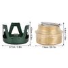 Portable Alcohol Stove Mini Burner for Outdoor Camping Cooking Picnic (Bluestone Green)