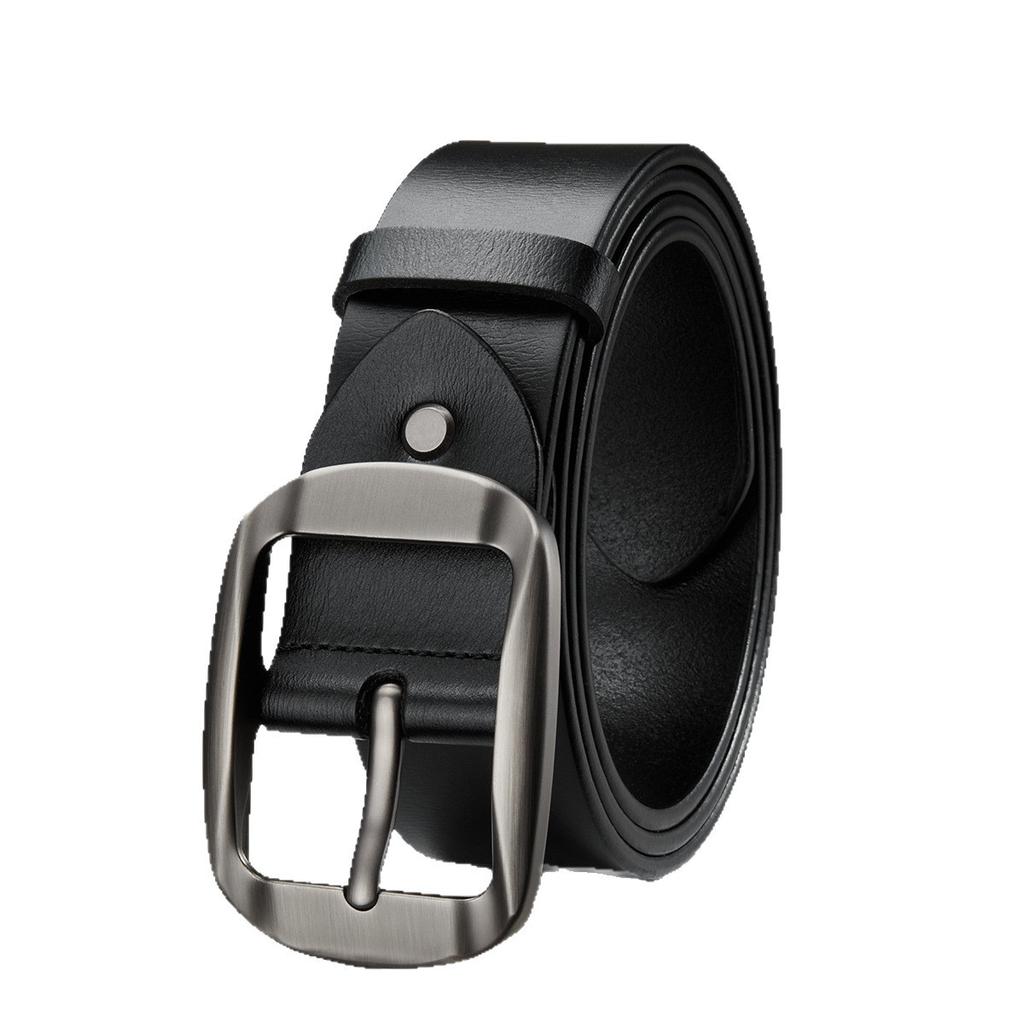 Belt Men'S Leather Casual Simple Pin Buckle Cowhide Belt Trendy Belt Belt Men'S Business Versatile Belt Men'S